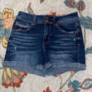 High Wasted Jean Shorts